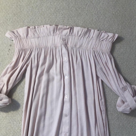 MinkPink Pink Off Shoulder Dress - Picture 3 of 4